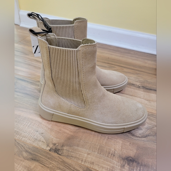 Zara leather boots size 38 - Picture 7 of 10